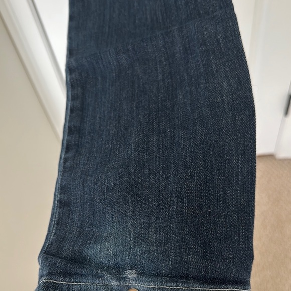 7 For All Mankind Blue Straight Leg Jeans - Picture 5 of 5